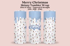merry christmas skinny tumbler sublimation wrap with high resolution and transparant background are for 20oz and 30oz skinny tumbler