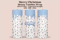merry christmas skinny tumbler sublimation wrap with high resolution and transparant background are for 20oz and 30oz skinny tumbler