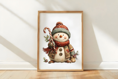 Merry Christmas Snowman Clipart Product Image 3