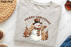Merry Christmas Snowman Png Product Image 3