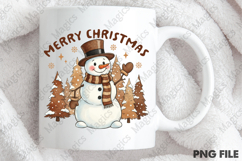 Merry Christmas Snowman Png Product Image 4