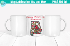 Christmas State Patchwork Mug Wrap 15OZ and 11OZ Product Image 1