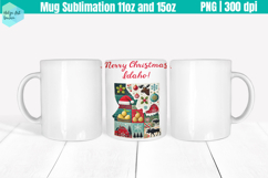 Christmas State Patchwork Mug Wrap 15OZ and 11OZ Product Image 1