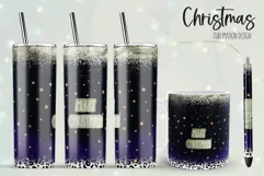 Merry Christmas sublimation design for tumbler and mug