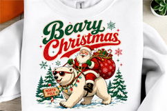 Merry Christmas Sublimation Design PNG Product Image 1