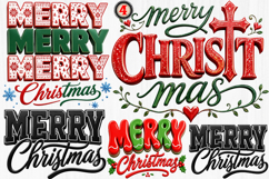 Merry Christmas Sublimation Png Product Image 1