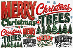 Merry Christmas Sublimation Png Product Image 1