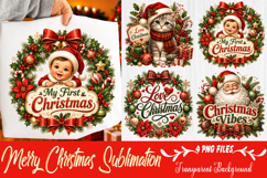 Merry Christmas Sublimation Png Product Image 1