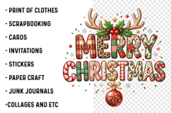 Merry Christmas Sublimation PNG Product Image 3
