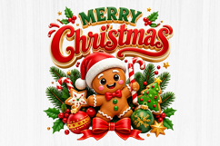 Merry Christmas Sublimation PNG Product Image 1