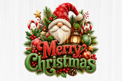 Merry Christmas Sublimation PNG Product Image 1