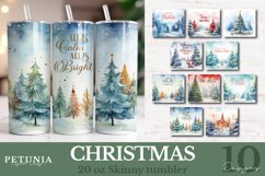 Christmas Sublimation tumbler Wraps Designs being sublimated into 20oz skinny tumblers