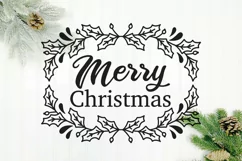 Merry christmas svg