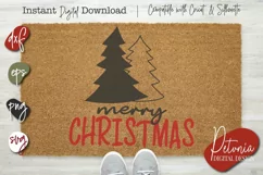 Xmas SVG Cutting File | Merry Christmas | Christmas Trees SV Product Image 8