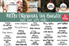 Merry Christmas SVG Bundle|Christmas Product Image 1