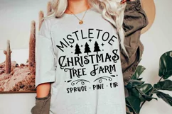 Christmas Tree Farm SVG- Christmas Sign SVG Product Image 3