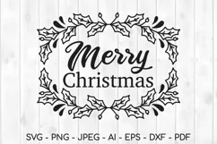 Merry christmas svg