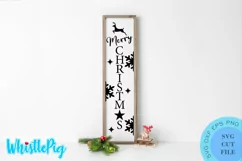 Merry Christmas Svg Christmas Porch Sign Svg Christmas Svg Product Image 1