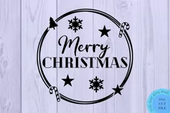 Merry Christmas Svg Christmas Ornament Svg Christmas Svg Product Image 2