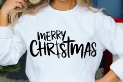 Merry Christmas SVG | Faith Shirt Svg | Religious Cross Product Image 3