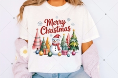 Merry Christmas PNG, Christmas Png, Snowman Png, Winter Product Image 2