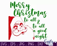Merry Christmas To All Christmas Farmhouse Sign Svg Product Image 2