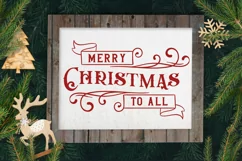 merry christmas to all farmhouse svg