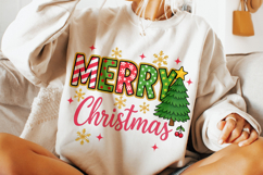 Merry Christmas PNG, Holiday PNG, Preppy PNG, Santa PNG Product Image 2