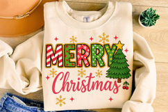 Merry Christmas PNG, Holiday PNG, Preppy PNG, Santa PNG Product Image 4