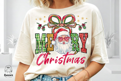 Merry Christmas Greeting Santa Claus Holiday Png Product Image 2