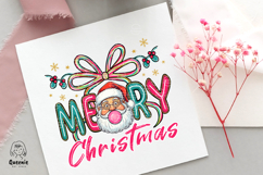 Merry Christmas Greeting Santa Claus Holiday Png Product Image 4