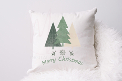 Merry Christmas SVG | Holiday Quote Cut File for Cricut Product Image 1