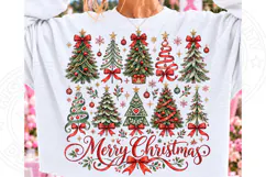 Merry Christmas Trees PNG Product Image 1