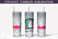 Snowman Tumbler Sublimation Design | Christmas Tumbler Wrap Product Image 1