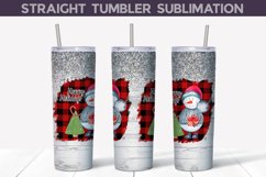 Snowman Tumbler Design | Christmas Tumbler Wrap Product Image 1