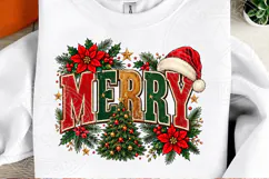 Merry Christmas Varsity PNG Product Image 2