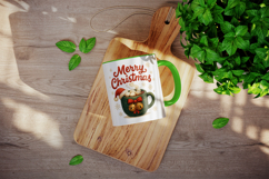 Merry Christmas mug wrap printable sublimation design Product Image 4