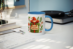 Merry Christmas mug wrap printable sublimation design Product Image 5