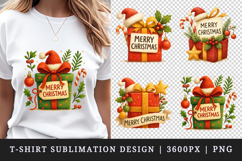 Merry Christmas t-shirt printable sublimation design png Product Image 1