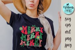 Merry christmas svg, christmas png, christmas sublimation Product Image 2