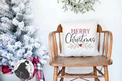 Merry Christmas SVG, Farmhouse Christmas Sign Design Product Image 3
