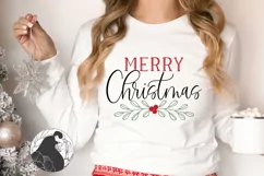 Merry Christmas SVG, Farmhouse Christmas Sign Design Product Image 2