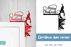 Merry Christmas And Christmas Berries For Door Corner Design Product Image 3