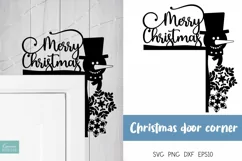 Merry Christmas And Christmas Berries For Door Corner Design Product Image 4