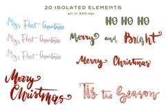 Merry Christmas Words Quotes Clipart Phrases png Watercolor my first christmas, tis the season merry, invitation, t-shirt designs, sublimation designs, tumbler