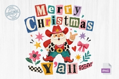 Merry Christmas Y'all Cowboy Santa Product Image 2