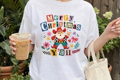 Merry Christmas Y'all Cowboy Santa Product Image 1