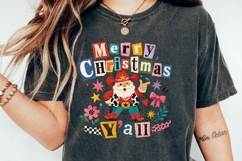 Merry Christmas Y'all Cowboy Santa Product Image 4