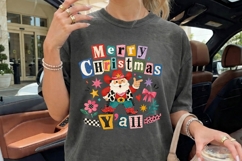 Merry Christmas Y'all Cowboy Santa Product Image 5