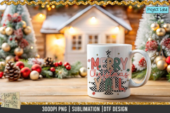 Merry Christmas Y’all with checkered Christmas Tree is a professional design that is available at 300dpi PNG to use for Sublimation, iron-on transfer, DTG Printing and normal printing.